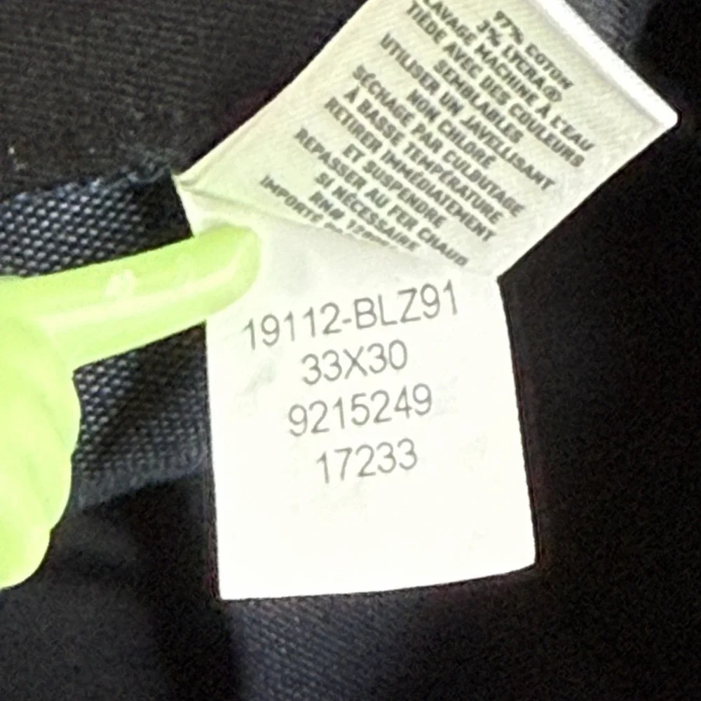 Bonobos Monday Dress Pants Mens 33x30 Slim Fit Blue Flat Front Stretch Chinos